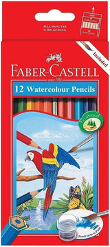 Faber - Castell Watercolour Pencils – 12 Colours | Parrot Design Cardboard Box | EcoPencil - Al Kabayel Discount CentreFaber - Castell Watercolour Pencils – 12 Colours | Parrot Design Cardboard Box | EcoPencilColor PencilsFABER CASTELLAl Kabayel Discount Centre
