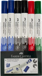 Faber - Castell Whiteboard Marker Chisel Tip – Wallet of 6 (Assorted Colours) - Al Kabayel Discount CentreFaber - Castell Whiteboard Marker Chisel Tip – Wallet of 6 (Assorted Colours)Pens, Pencils & MarkersFABER CASTELLAl Kabayel Discount Centre