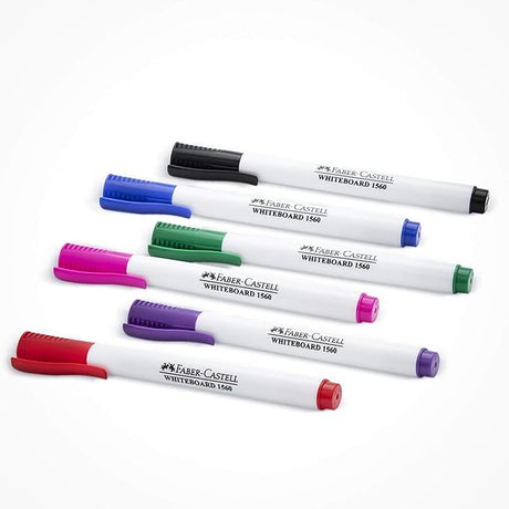 FABER CASTELL Whiteboard Marker Slim Wallet Of 6Pc - Al Kabayel Discount CentreFABER CASTELL Whiteboard Marker Slim Wallet Of 6PcPens, Pencils & MarkersFABER CASTELLAl Kabayel Discount Centre