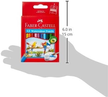 Faber - Castellparrot Design Water Colour Pencils 12 Colour Half Size In A Cardboard Box, Assorted, 114461 - Al Kabayel Discount CentreFaber - Castellparrot Design Water Colour Pencils 12 Colour Half Size In A Cardboard Box, Assorted, 114461Color PencilsFABER - CASTELLAl Kabayel Discount Centre