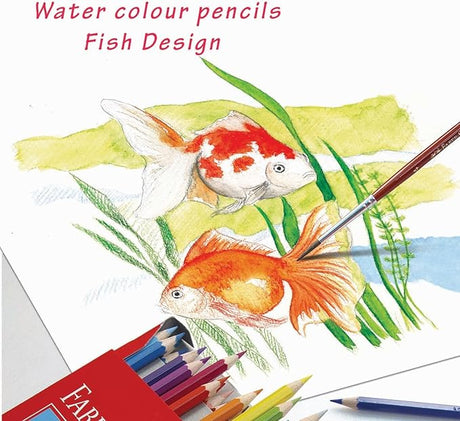 Faber - Castellparrot Design Water Colour Pencils 12 Colour Half Size In A Cardboard Box, Assorted, 114461 - Al Kabayel Discount CentreFaber - Castellparrot Design Water Colour Pencils 12 Colour Half Size In A Cardboard Box, Assorted, 114461Color PencilsFABER - CASTELLAl Kabayel Discount Centre