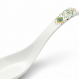 Henlee Melamine Soup Spoon White - 12cm