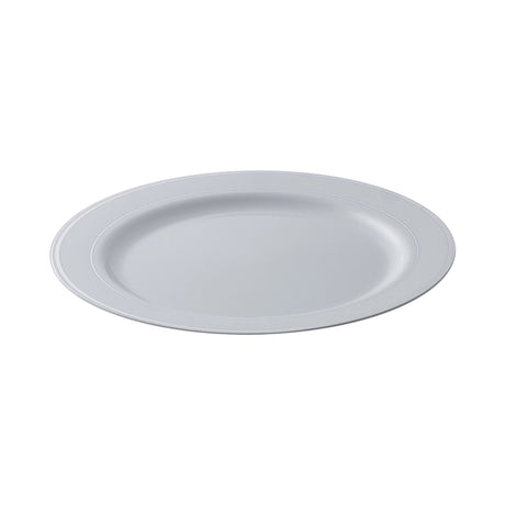 Falcon 20pcs Luxury Plastic Plates 22.5cm Dia, Ivory/Silver Rings - Al Kabayel Discount CentreFalcon 20pcs Luxury Plastic Plates 22.5cm Dia, Ivory/Silver RingsDisposablesFALCONAl Kabayel Discount Centre