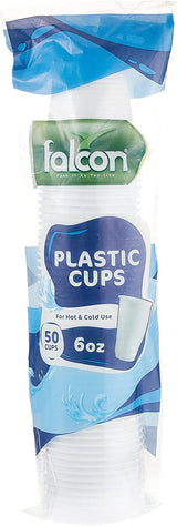 Falcon 6oz Disposable Plastic Cups – 50 Pieces Pack - Al Kabayel Discount CentreFalcon 6oz Disposable Plastic Cups – 50 Pieces PackDisposablesFALCONAl Kabayel Discount Centre