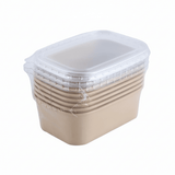 Falcon 6pcs Kraft Rectangular Salad Bowl with Lid 1000ml - Al Kabayel Discount CentreFalcon 6pcs Kraft Rectangular Salad Bowl with Lid 1000mlDisposablesFALCONAl Kabayel Discount Centre