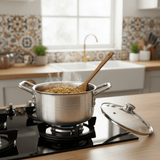 Falcon Aluminium Cooking Pot with Glass Lid No.5, 29cm*13cm - Al Kabayel Discount CentreFalcon Aluminium Cooking Pot with Glass Lid No.5, 29cm*13cmCasseroles & Stock PotsFALCONAl Kabayel Discount Centre