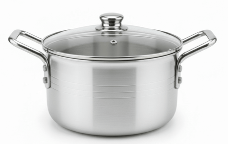 Falcon Aluminium Cooking Pot with Glass Lid No.5, 29cm*13cm - Al Kabayel Discount CentreFalcon Aluminium Cooking Pot with Glass Lid No.5, 29cm*13cmCasseroles & Stock PotsFALCONAl Kabayel Discount Centre