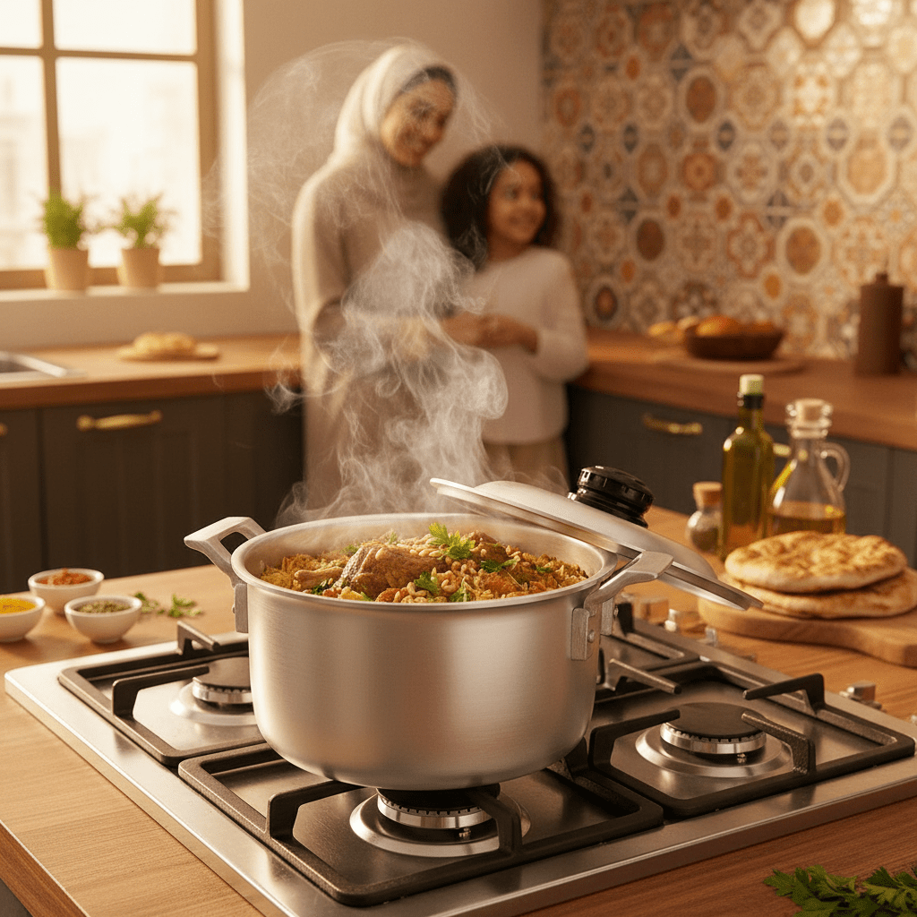 Falcon Aluminium Cooking Pot with Lid No.6, 34cm*16cm - Al Kabayel Discount CentreFalcon Aluminium Cooking Pot with Lid No.6, 34cm*16cmCasseroles & Stock PotsFALCONAl Kabayel Discount Centre