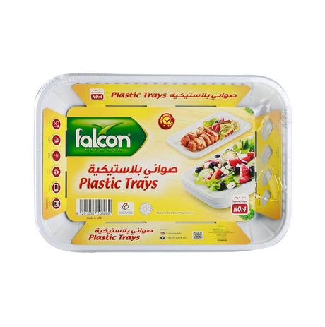 Falcon No.4 500g Rectangular Plastic Trays 268mm*287mm*30mm - Al Kabayel Discount CentreFalcon No.4 500g Rectangular Plastic Trays 268mm*287mm*30mmDisposablesFALCONAl Kabayel Discount Centre