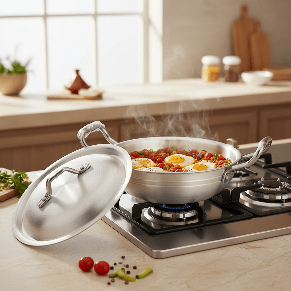 Falcon Round Aluminium Wok No.4, 33cm*10cm - Al Kabayel Discount CentreFalcon Round Aluminium Wok No.4, 33cm*10cmCasseroles & Stock PotsFALCONAl Kabayel Discount Centre