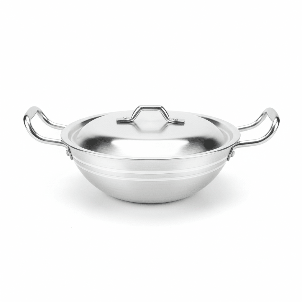 Falcon Round Aluminium Wok No.4, 33cm*10cm - Al Kabayel Discount CentreFalcon Round Aluminium Wok No.4, 33cm*10cmCasseroles & Stock PotsFALCONAl Kabayel Discount Centre