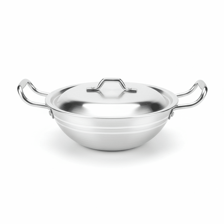 Falcon Round Aluminium Wok No.4, 33cm*10cm - Al Kabayel Discount CentreFalcon Round Aluminium Wok No.4, 33cm*10cmCasseroles & Stock PotsFALCONAl Kabayel Discount Centre
