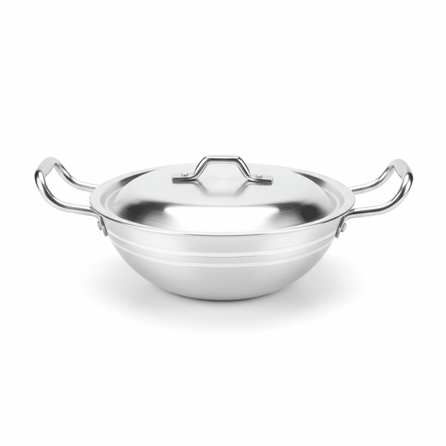 Falcon Round Aluminium Wok No.4, 33cm*10cm - Al Kabayel Discount CentreFalcon Round Aluminium Wok No.4, 33cm*10cmCasseroles & Stock PotsFALCONAl Kabayel Discount Centre