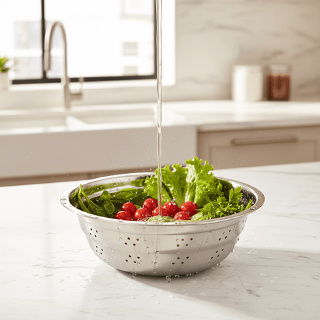 Falcon Stainless Steel Boya Colander – 28 cm - Al Kabayel Discount CentreFalcon Stainless Steel Boya Colander – 28 cmKitchen Utensils & GadgetsFALCONAl Kabayel Discount Centre