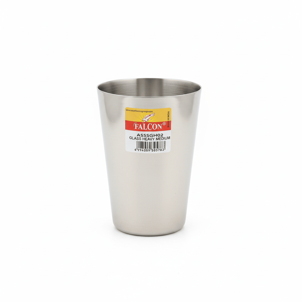 Falcon Stainless Steel Fancy Glass Unbreakable for Water, Milk, Juice, Tea - 400ml - Al Kabayel Discount CentreFalcon Stainless Steel Fancy Glass Unbreakable for Water, Milk, Juice, Tea - 400mlTumblersFALCONAl Kabayel Discount Centre