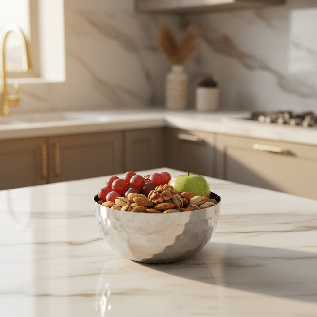 Falcon Stainless Steel Hammered Mini Serving Bowl – 10 cm - Al Kabayel Discount CentreFalcon Stainless Steel Hammered Mini Serving Bowl – 10 cmBowlsFALCONAl Kabayel Discount Centre