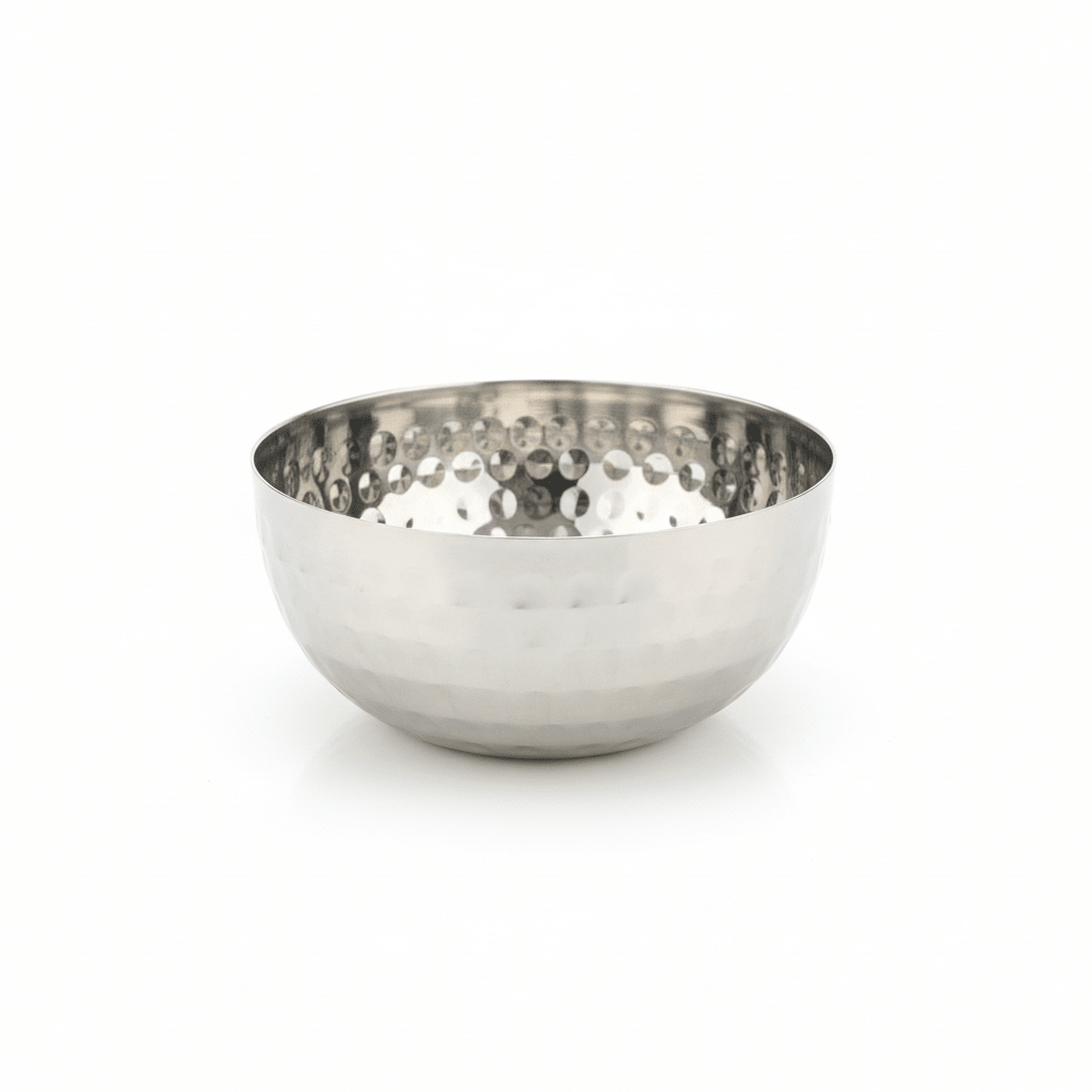 Falcon Stainless Steel Hammered Mini Serving Bowl – 14 cm - Al Kabayel Discount CentreFalcon Stainless Steel Hammered Mini Serving Bowl – 14 cmBowlsFALCONAl Kabayel Discount Centre