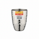 Falcon Stainless Steel Hammered Unbreakable Glass Suitable for Water, Milk, Juice, Tea - 300ml - Al Kabayel Discount CentreFalcon Stainless Steel Hammered Unbreakable Glass Suitable for Water, Milk, Juice, Tea - 300mlTumblersFALCONAl Kabayel Discount Centre