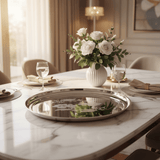 Falcon Stainless Steel Thali Beeded Design Round Deep Serving Plate - 35cmX2cm - Al Kabayel Discount CentreFalcon Stainless Steel Thali Beeded Design Round Deep Serving Plate - 35cmX2cmPlatesFalconAl Kabayel Discount Centre
