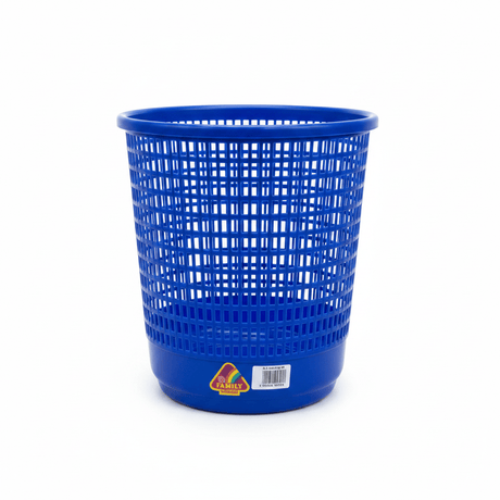 Family Round Plastic Dust Bin — 30×28 cm - Blue / Green / Orange - Al Kabayel Discount CentreFamily Round Plastic Dust Bin — 30×28 cm - Blue / Green / OrangeOrganizers & AccessoriesFAMILYAl Kabayel Discount Centre