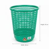 Family Round Plastic Dust Bin — 30×28 cm - Blue / Green / Orange - Al Kabayel Discount CentreFamily Round Plastic Dust Bin — 30×28 cm - Blue / Green / OrangeOrganizers & AccessoriesFAMILYAl Kabayel Discount Centre