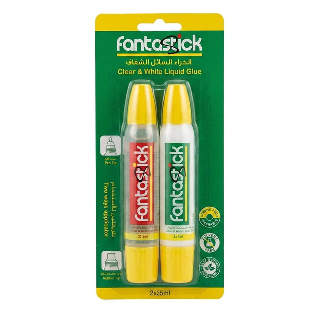 Fantastick 8-Piece Stationery Combo Set – 4 Glue Sticks, 2 Tape Rolls & 2 Liquid Glue - Al Kabayel Discount CentreFantastick 8-Piece Stationery Combo Set – 4 Glue Sticks, 2 Tape Rolls & 2 Liquid GlueGlueFANTASTICKAl Kabayel Discount Centre