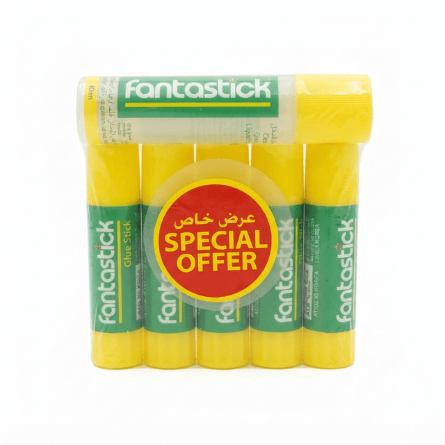 Fantastick Glue Set – 40ml Liquid Glue + 5x8g Glue Sticks - Al Kabayel Discount CentreFantastick Glue Set – 40ml Liquid Glue + 5x8g Glue SticksGlueFANTASTICKAl Kabayel Discount Centre