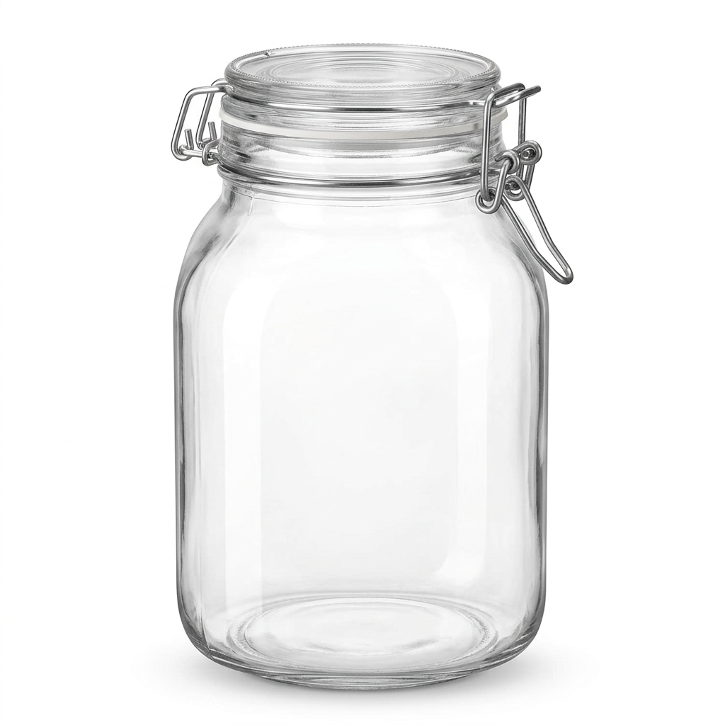 Bormioli Rocco Fido Glass Clip Jar - 2 Litre