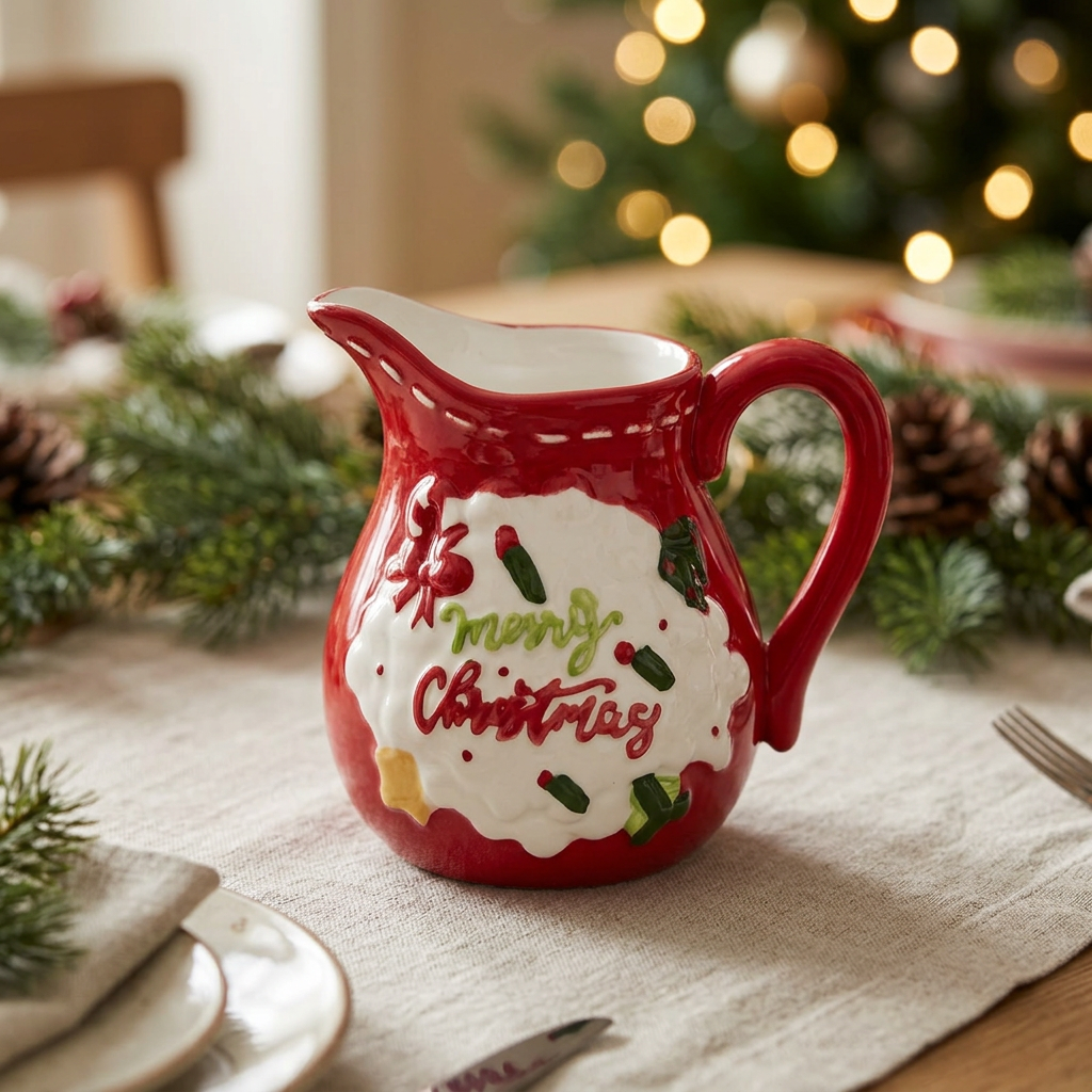 Ceramic Christmas Jug - 500ml