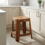 Family Plastic Stool Brown - 55×37×30cm