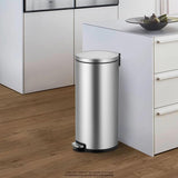 Eko Serene Stainless Steel Step Bin, 30 L