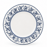Shallow 18-Piece Porcelain Dinner Set –  Blue & White