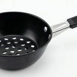Metal Charcoal Burner with Long Handle Black - 17cm