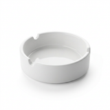Porceletta Ceramic Ashtray White - 4 Inch
