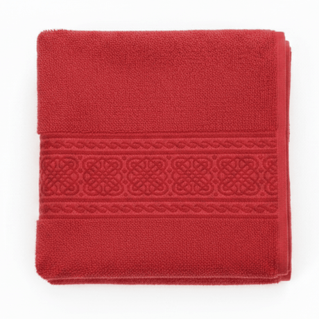 Fieldcrest Cotton Hand Towel – Red | 50×100cm - Al Kabayel Discount CentreFieldcrest Cotton Hand Towel – Red | 50×100cmBath Towels & WashclothsFIELD CRESTAl Kabayel Discount Centre