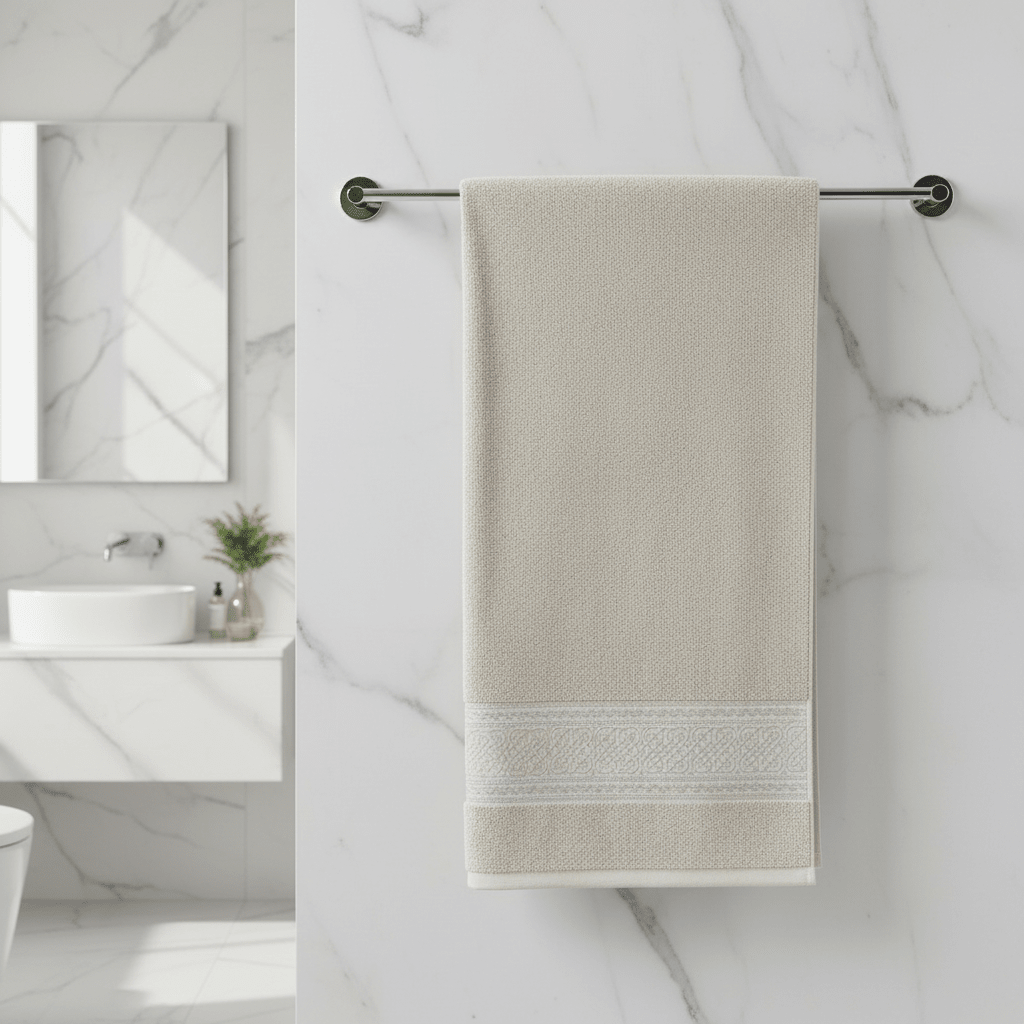 Fieldcrest Luxury Jacquard Bath Towel – Light Brown | 70×140cm - Al Kabayel Discount CentreFieldcrest Luxury Jacquard Bath Towel – Light Brown | 70×140cmBath Towels & WashclothsFIELD CRESTAl Kabayel Discount Centre