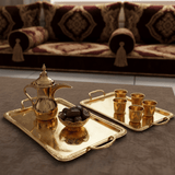 Filsco 2-Piece Gold Stainless Steel Rectangle Serving Tray Set | 34×23cm & 40×28cm - Al Kabayel Discount CentreFilsco 2-Piece Gold Stainless Steel Rectangle Serving Tray Set | 34×23cm & 40×28cmServing TraysFILSCOAl Kabayel Discount Centre