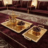 Filsco 2-Piece Gold Stainless Steel Rectangular Serving Tray Set | 36×26cm & 40×28cm | - Al Kabayel Discount CentreFilsco 2-Piece Gold Stainless Steel Rectangular Serving Tray Set | 36×26cm & 40×28cm |Serving TraysFILSCOAl Kabayel Discount Centre