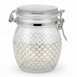 Finili Premium Airtight Acrylic Clip - Lock Storage Canister – Transparent Body with Elegant Golden Design, 14 × 14.8 cm - Al Kabayel Discount CentreFinili Premium Airtight Acrylic Clip - Lock Storage Canister – Transparent Body with Elegant Golden Design, 14 × 14.8 cmJars & Food SaversFINILIAl Kabayel Discount Centre