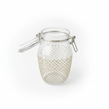 Finili Premium Airtight Acrylic Clip - Lock Storage Canister – Transparent Body with Elegant Golden Design, 14 × 22 cm - Al Kabayel Discount CentreFinili Premium Airtight Acrylic Clip - Lock Storage Canister – Transparent Body with Elegant Golden Design, 14 × 22 cmJars & Food SaversFINILIAl Kabayel Discount Centre