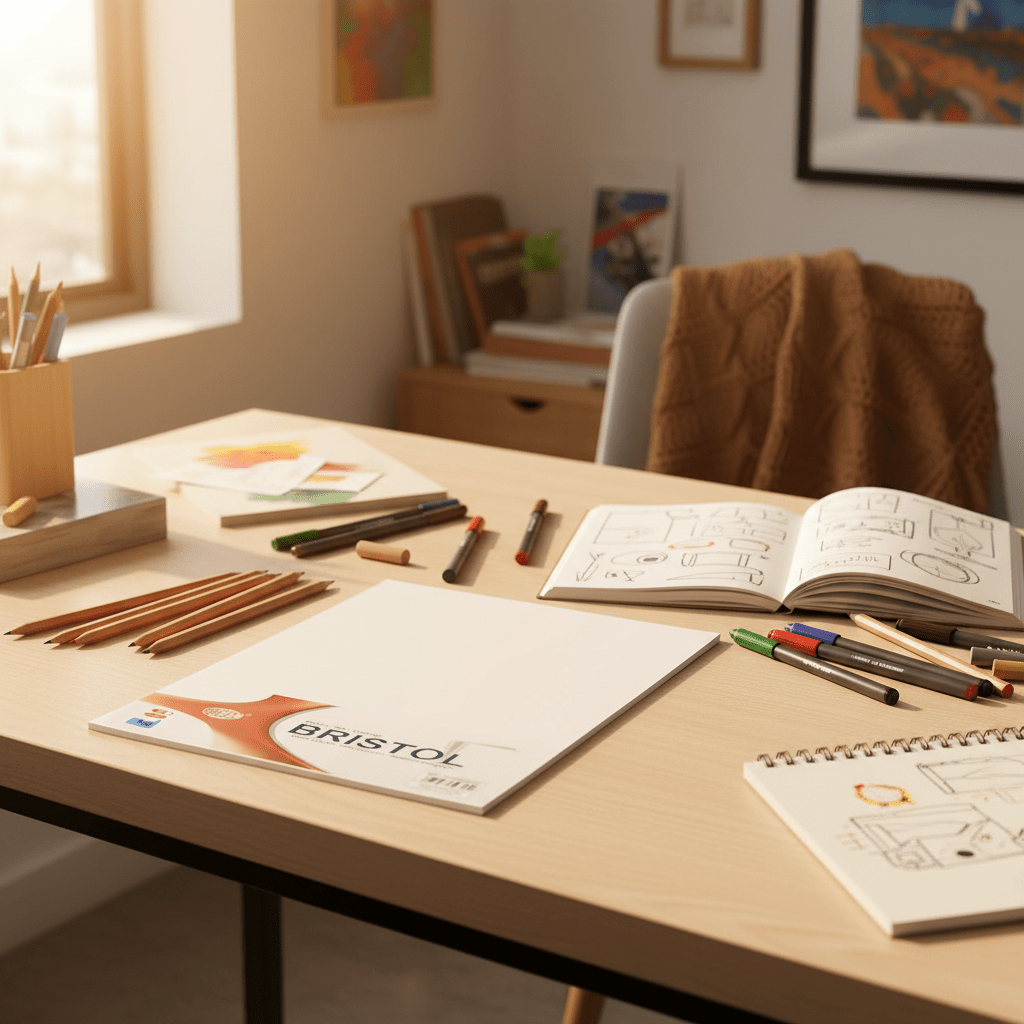 FIS Bristol White Paper A4 – 50 Sheets | Smooth Surface for Pencil, Ink & Crayon - Al Kabayel Discount CentreFIS Bristol White Paper A4 – 50 Sheets | Smooth Surface for Pencil, Ink & CrayonCanvas Boards & SheetsFISAl Kabayel Discount Centre