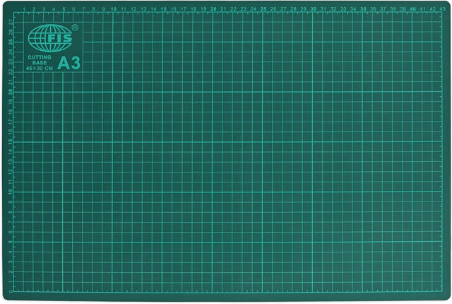 FIS Cutting Mat A3 | 45×30 cm | Self - Healing with Grid & Measuring Lines – FSCUA3N - Al Kabayel Discount CentreFIS Cutting Mat A3 | 45×30 cm | Self - Healing with Grid & Measuring Lines – FSCUA3NDesk Accessories & OrganizersFISAl Kabayel Discount Centre