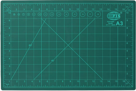 FIS Cutting Mat A3 | 45×30 cm | Self - Healing with Grid & Measuring Lines – FSCUA3N - Al Kabayel Discount CentreFIS Cutting Mat A3 | 45×30 cm | Self - Healing with Grid & Measuring Lines – FSCUA3NDesk Accessories & OrganizersFISAl Kabayel Discount Centre