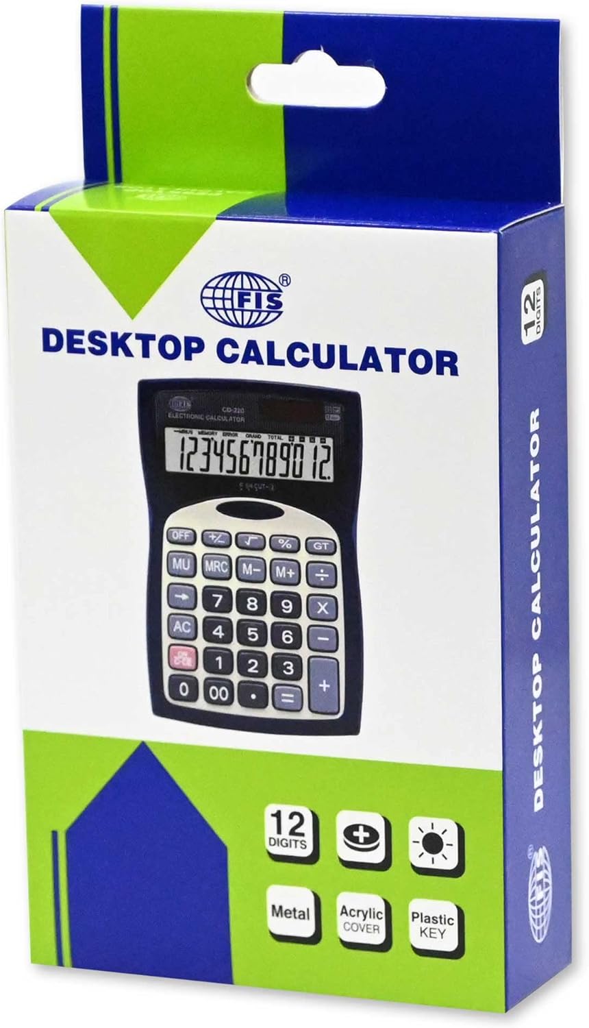 FIS Desktop 12 Digits LCD Calculator - Al Kabayel Discount CentreFIS Desktop 12 Digits LCD CalculatorCalculatorsFISAl Kabayel Discount Centre
