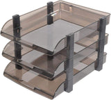 FIS FSOT - 5033 Flexible Stacker File Tray – 3 - Tier, Smoky 38*25*22 cm - Al Kabayel Discount CentreFIS FSOT - 5033 Flexible Stacker File Tray – 3 - Tier, Smoky 38*25*22 cmDocument TraysFISAl Kabayel Discount Centre