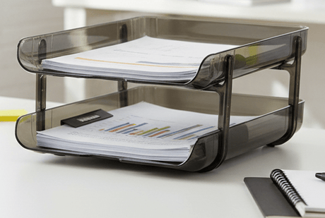 FIS FSOT9002 Flexible Stacking 2 - Tier Document Tray – Smoky - Al Kabayel Discount CentreFIS FSOT9002 Flexible Stacking 2 - Tier Document Tray – SmokyDocument TraysFISAl Kabayel Discount Centre