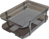 FIS FSOT9002 Flexible Stacking 2 - Tier Document Tray – Smoky - Al Kabayel Discount CentreFIS FSOT9002 Flexible Stacking 2 - Tier Document Tray – SmokyDocument TraysFISAl Kabayel Discount Centre