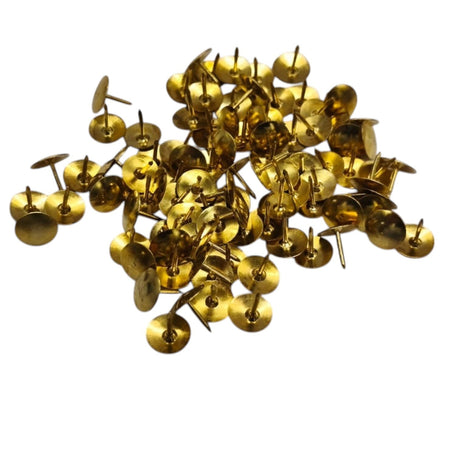 FIS G1 Thumb Tack, Flat Push Pins, Silver Thumb Tacks, 100Pcs, Push Pins, For Picture Photo Hanging, Wall Pins For Board Posters Bulletin Maps - 1Cm - Golden Color - Al Kabayel Discount CentreFIS G1 Thumb Tack, Flat Push Pins, Silver Thumb Tacks, 100Pcs, Push Pins, For Picture Photo Hanging, Wall Pins For Board Posters Bulletin Maps - 1Cm - Golden ColorPaper Clips, Staples & FastenersFISAl Kabayel Discount Centre