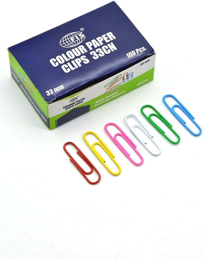 FIS Paper Clips 33MM FSPS33CN 100Pcs - Al Kabayel Discount CentreFIS Paper Clips 33MM FSPS33CN 100PcsPaper Clips, Staples & FastenersFISAl Kabayel Discount Centre