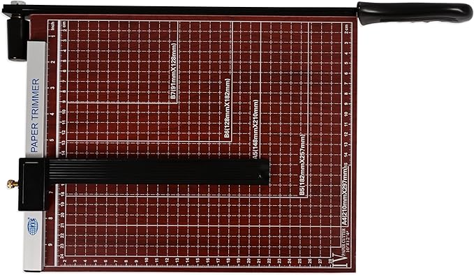 FIS Paper Trimmer, Wooden Board A4 Size, Capacity of 10 Sheets, Brown - Al Kabayel Discount CentreFIS Paper Trimmer, Wooden Board A4 Size, Capacity of 10 Sheets, BrownScissorsFISAl Kabayel Discount Centre